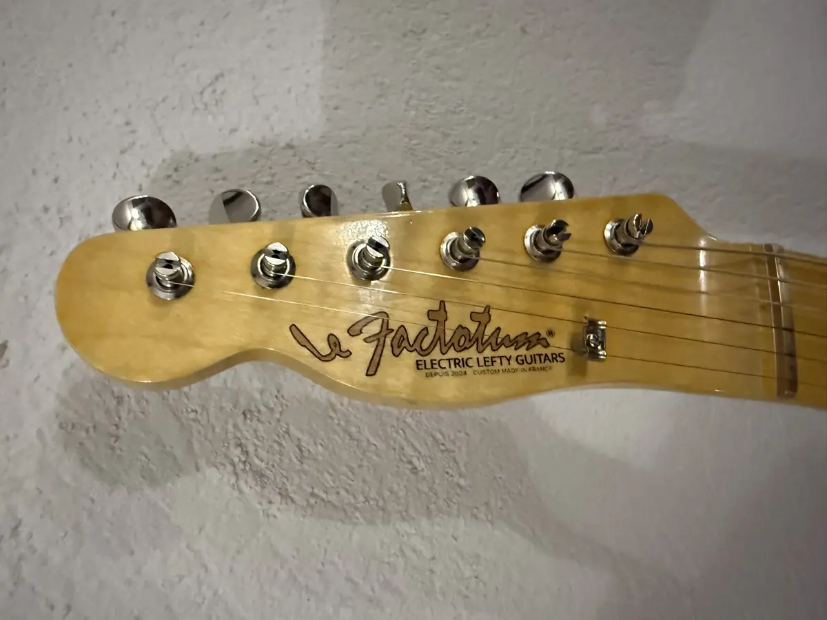 La Telecaster pour gaucher — finition